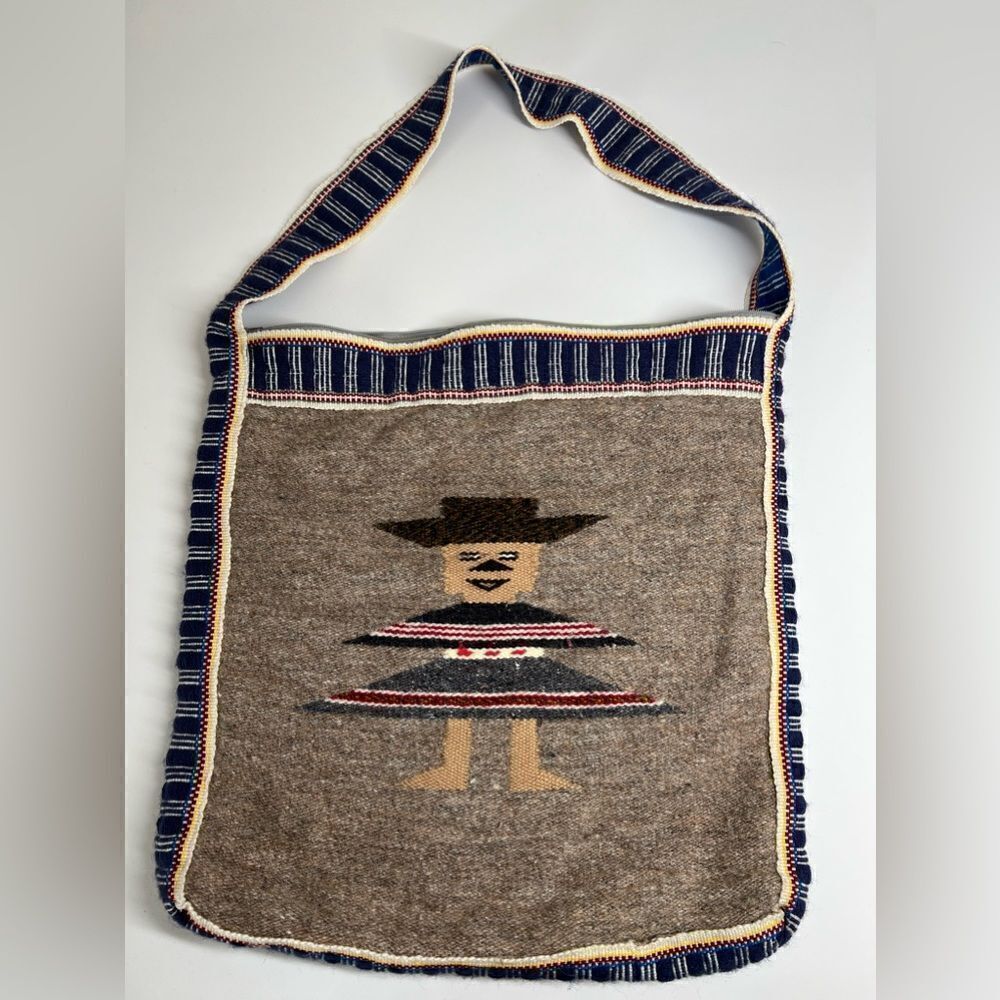 Mexican Crossbody Bags | Mexican Falsa Blanket Handmade Hippie Hobo Vintage